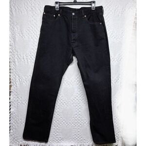 Vintage 1997 Levis 501 Loose Fit Jeans Mens 37x33.5 Black USA 90s 532 0997